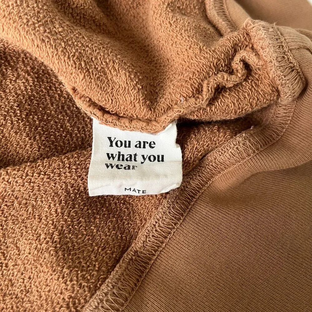 MATE the Label Organic Terry Raglan Athleisure Sweatshirt in Sedona - XS - Picture 6 of 10